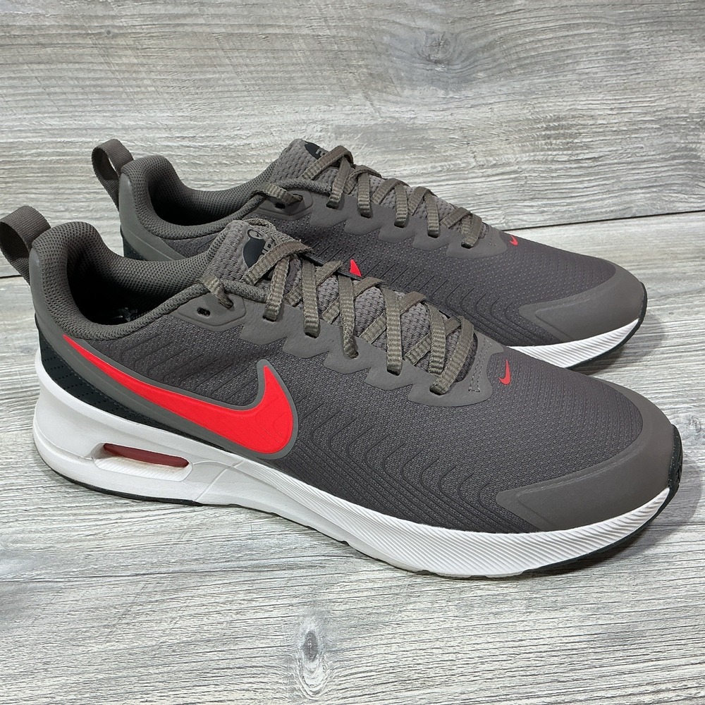 Nike Air Max Nuaxis CAVE STONE/BRIGHT CRIMSON FD4329-200 Sneakers Men's Size 13